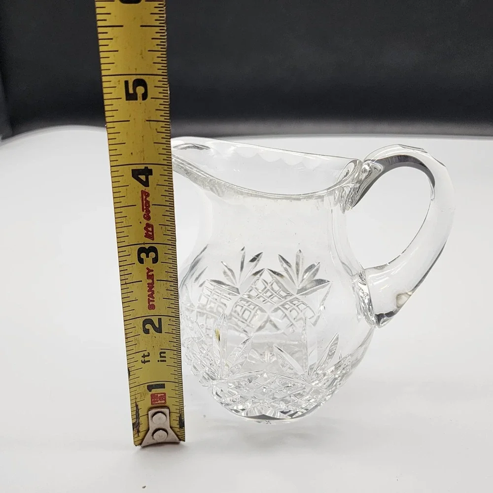 Crystal Glass Creamer Pitcher 4